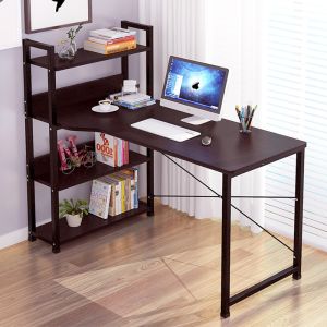 Space-Saving Desktop Computer Desk for Student Writing and Study in Apartments