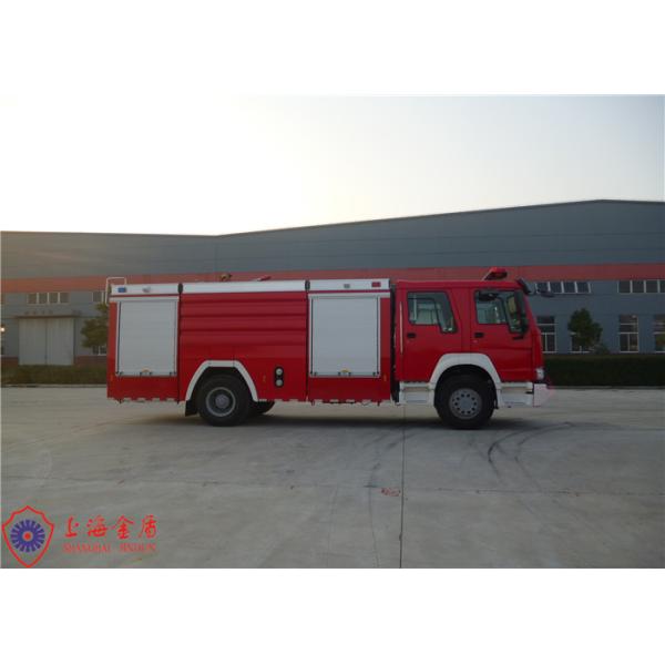 Condition New Six Seats Commercial Firefighter Truck with Roller Shutter Locker