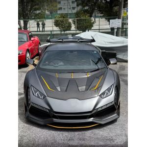 Huracan LP580 610 Carbon Fiber Body Kit EVO Replace Front Bumper Wheel Arch
