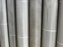 Plain Weave Stainless Steel Woven Wire Mesh Screen Customized Length Long Lifespan