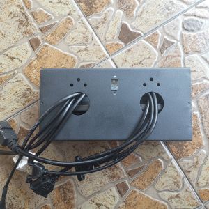 Vertical Table Desk Power Outlet with Pneumatic Automatic Multimedia Data Pop Up