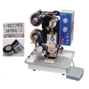 Cheap Hot Stamping Plastic Bottle Batch Coding Machine With Date Printing for sale