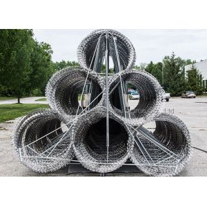 China Multiple Usages Concertina Razor Wire Fence 730mm Hot Dipped Galvanized on sale