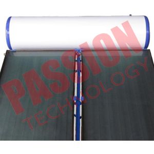 Vertical Type Thermal Solar Water Heater For Pool Black Chrome Coating