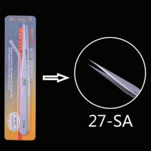 Anti Magnetic Eyelash Volume Tweezers , HRC45 Eyelash Isolation Tweezers