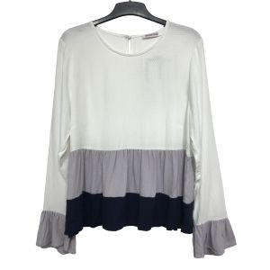 China Sweet Long Ruffle Sleeve Fashion Ladies Blouse Mix Color Customized Service OEM / ODM on sale