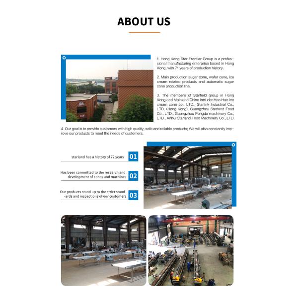 Automatic Sugar Cone Production Line Industrial Food Production Equipment
