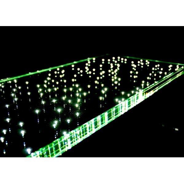 Quality 13.14mm High Tech Laminated LED Glass Panel Intellectualized Fireproof wholesale