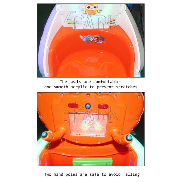 Mini Cartoon Ship Kiddy Ride Machine For Amusement CE Certificate