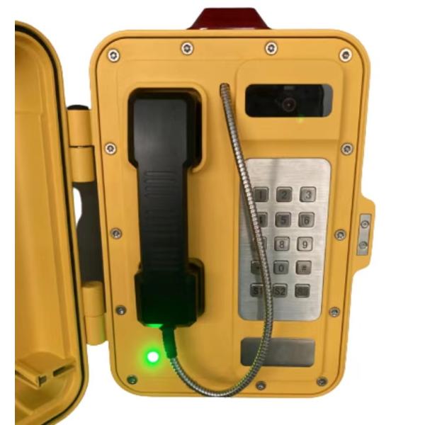 Quality HighWay Road Side Voip Industrial Sip Phone With Camera Weatherproof wholesale
