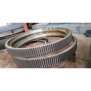 UNI EN ISO 42CrMo4 Rotary Kiln Girth Gear Ring Gear and cement Ball Mill Ring