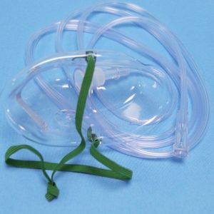 High rate aerosol output nebulizer mask with oxygen oxygen aerosol mask mask for