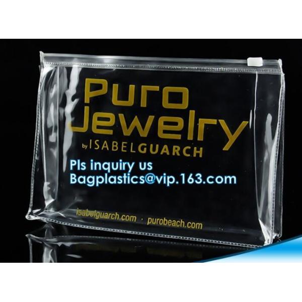 slider bags/slider zipper bag for mobile phone cover/ cell phone cover packaging bag, Zipper PVC underwear packag