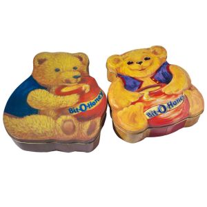 Custom Tin Candy Containers , Bear-Shaped Candy Packaging Box