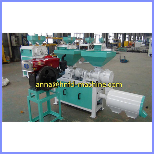 Quality corn grit making machine with diesel, rice milling machine wholesale
