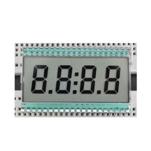 Cheap Custom 7 Segment VA TN STN LCD Monochrome Reflective LCD Display With LCD Backlight for sale