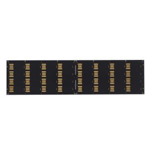 Bright Gold 0.2mm Multilayer substrate Fabrication With AUS308 PSR