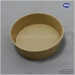 1300ml Kraft Paper Salad Bowl With PET Lid-Disposable Paper Bows-soup bowls
