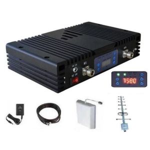 China N Female Connector  Cell Phone Signal Booster 10dBm Power 60dB Gain 100sqm Coverage on sale