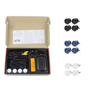 Car Reverse Video Parking Radar 4 Sensor Rear View Backup System Sound Buzzer