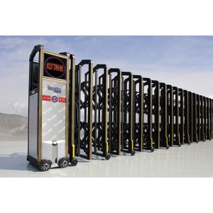 Cheap Factory Expandable Automatic Folding Gate With Trackless Operation for sale