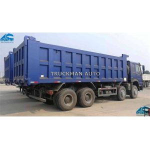 Sinotruk 12 Wheeler Heavy Duty Dump Truck For Stone Sand Eathwork Loading