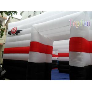 Lightest Square Inflatable Event Tent / 12m White Waterproof Fabric Inflatable