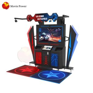 2 Players Interactive Standing Virtual Reality Simulator Electric Platform