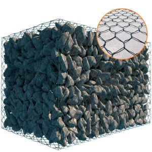 Promotional Various Durable Using stone walls galvanized gabion box processing