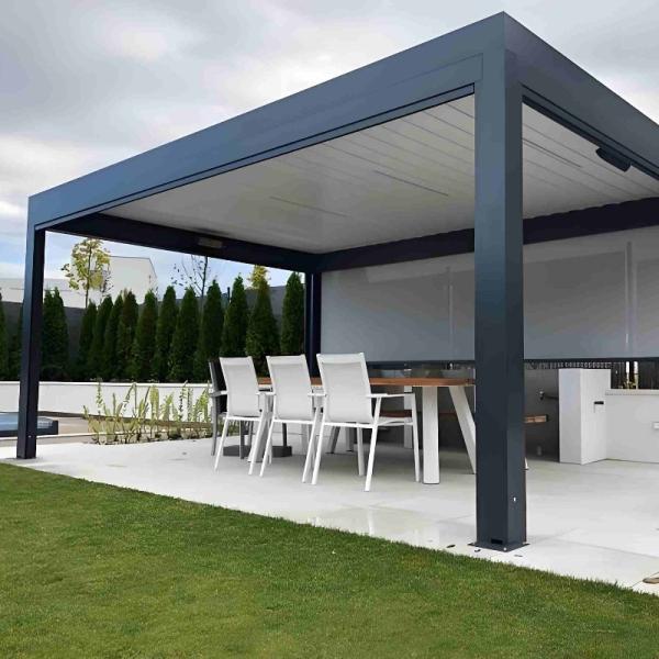 Quality Elegant Metal Roof Gazebo Modern Design Meets Storm-Resilience wholesale