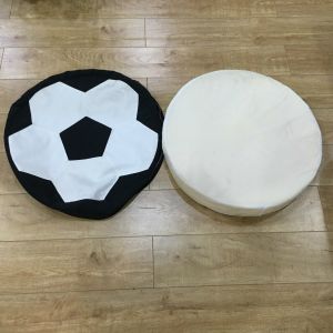 Washable Round Memory Foam Dog Bed Football Shape Memory Foam Cat Bed