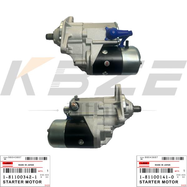 Quality 1-81100342-1 ISUZU 6BG1 ENGINE 1-81100141-0 STARTER MOTOR ASSY 24V 11T 4.5KW FITS FOR EX200-5 ZX200-3 ZX240-3 wholesale