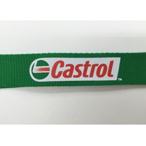 Castrol Colorful and High Qulity costomized silk screen lanyards with any logo