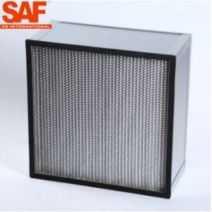Deep Pleated HEPA Filter Module Aluminium Foil Separators H13 Glassfiber Paper