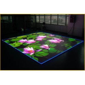 Cheap SMD 3535 LED Dance Floor 500x500mm Cabinet 4.81mm Pixel Pitch for sale