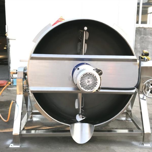 Large Capacity Cooking Pot Automatic Vegetable Cooking Mixer Industrial Meat Cooking Kettle