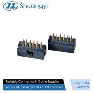 Cheap 2.00mm Pitch Dual-Row Pin Header Connector, Vertical PCB Mount, 2×6 Pins, Electrical Signal Gold-Plated Terminal Connector for Automotive, Server &amp; for sale