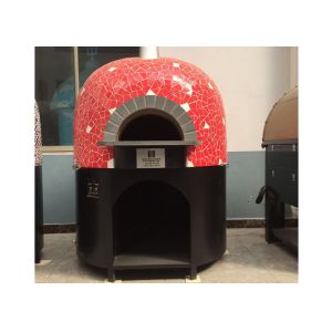 Gas Heating Italy Pizza Oven Lava Rock Materials Various Colors Oven