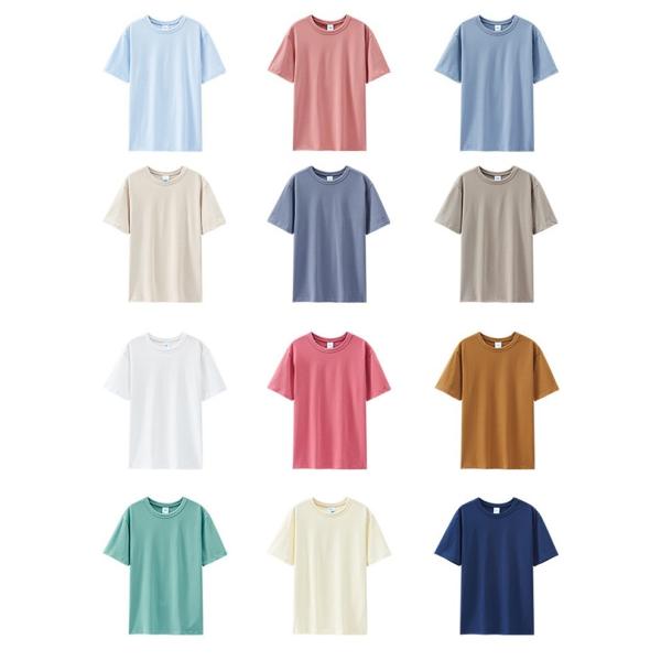 Thick 250Gsm Oversided Blank T Shirts Plain 100% Cotton For Printing