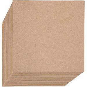 Density 680-830KG/M3 Hard Boards 18mm Plain Mdf Raw Wood Fiberboards 1220*2440mm