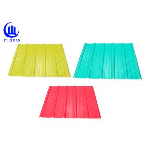 Acid Proof APVC Corrugated Pvc Roofing Sheets Plain Roof Tiles