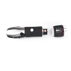 8 Hours Lighting Period FL019 Portable LED Torch Light with Emergency Hammer and