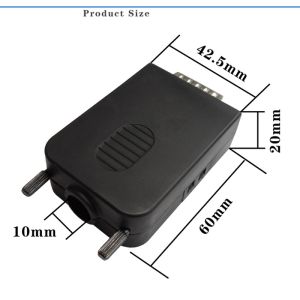 DB15 D Sub 15 Pin Dual Row Connectors to Terminal Blocks Adapter with housing