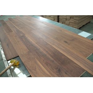 Natural Oiled American Walnut Wide Plank Engineered Wood Flooring