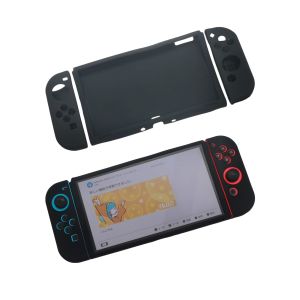Split Design Of Middle Silicone Cover Match With Joycon Grip Cover For NS OLED
