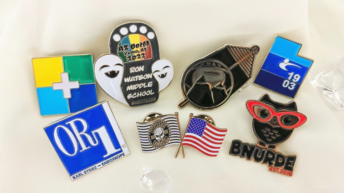 Custom Lapel Pin with Personalized Design Iron Material and Silver Plating for