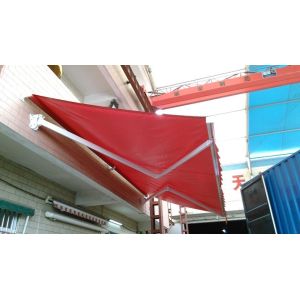Aluminium high quality commercial semi cassette awning