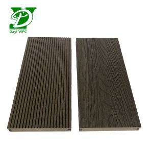 Modern Style European Solid Wood Plastic Composite Decking 140x23mm