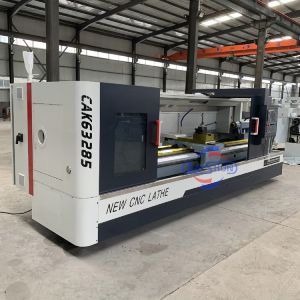 High Rigidity Turning Lathe Machine Heavy Duty Metal Cnc Flat Bed Lathe