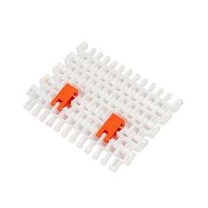 Vision Cheap Conveyor Belt Conveyor Baffle Belt Plastic Safe Module Used in Food